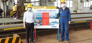 Damen Yichang hosts digital steel-cutting ceremony