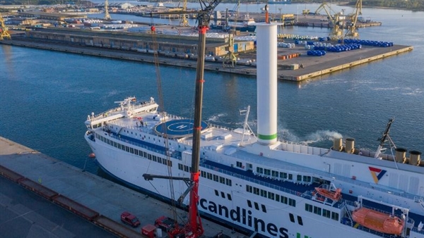 Scandlines installs Norsepower Rotor Sail on Copenhagen