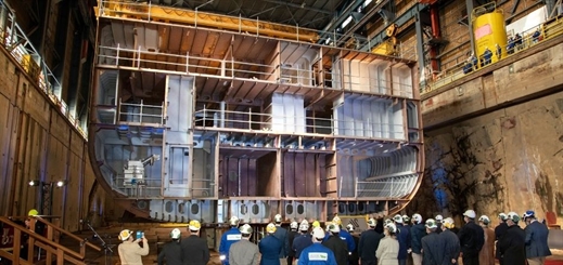 Swan Hellenic holds keel laying ceremony for SH Minerva