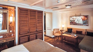 Sailing the seas in luxurious surroundings