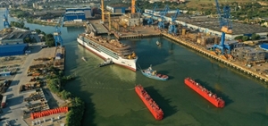 Second Viking expedition ship floated out in construction milestone