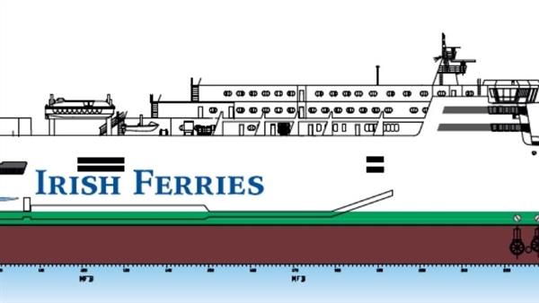 Irish Ferries adds third ship to Dover-Calais route