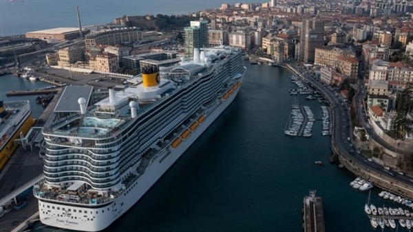 Costa Toscana embarks on maiden voyage from Savona, Italy