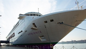 Sally Gunnell christens Ambassador Cruise Line’s new ship