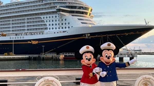 Disney Wish arrives at homeport Port Canaveral