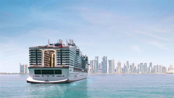 MSC Cruises’ first LNG-powered ship to be named in Qatar