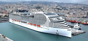 MSC World Europa begins sailing first season in the Mediterranean