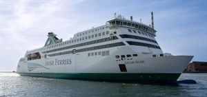 New Irish Ferries ship begins sailing on UK-Ireland route