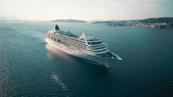 Crystal Symphony sets sail on inaugural voyage from Athens, Greece