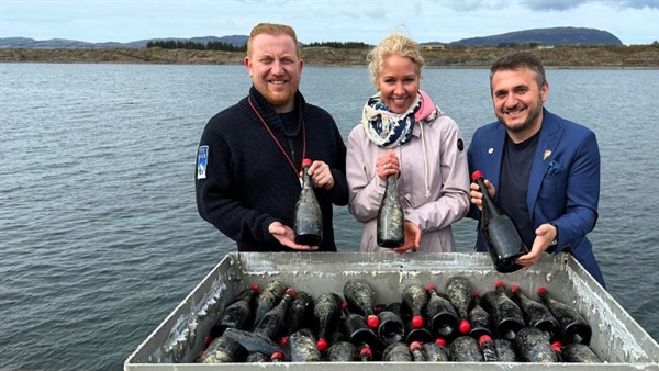 Hurtigruten submerges more wine in top-secret undersea cellar