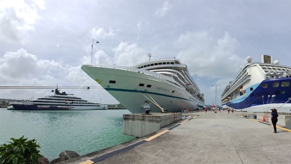 Antigua Cruise Port hosts two simultaneous homeporting calls