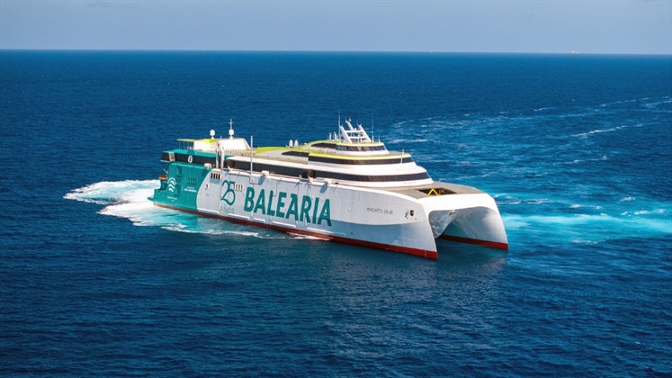 Baleària introduces world’s second fast ferry with dual gas engines