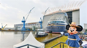 Meyer Werft floats out Disney Treasure in Germany