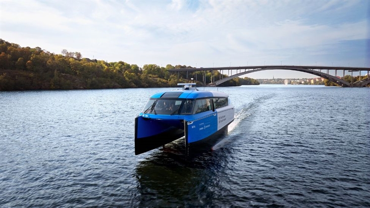 World’s first electric hydrofoil ferry begins service in Stockholm