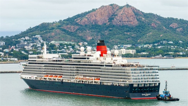 Port of Townsville receives first large cruise ship after channel upgrade