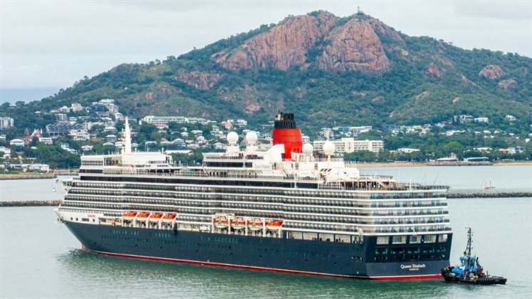 Port of Townsville receives first large cruise ship after channel upgrade