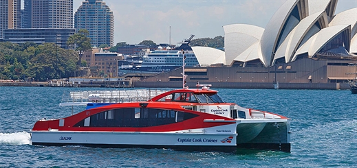 Incat Crowther delivers catamaran ferry to Captain Cook Cruises