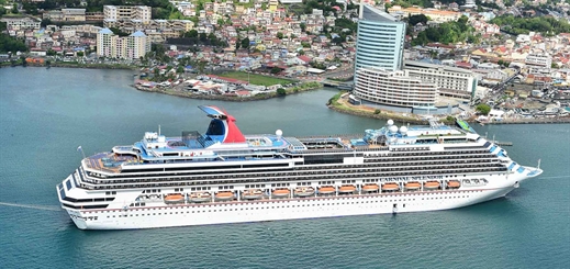 Martinique welcomed 71.3% more cruise passengers in 2014