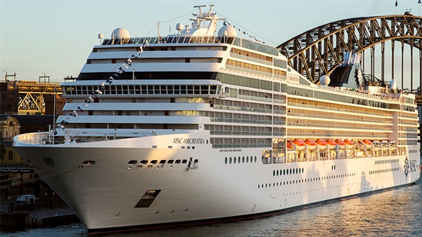 MSC Orchestra makes maiden call in Brisbane and Sydney