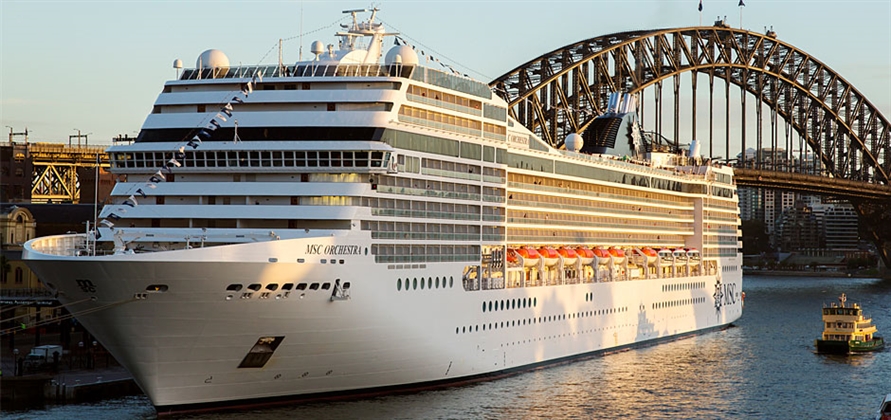 MSC Orchestra makes maiden call in Brisbane and Sydney