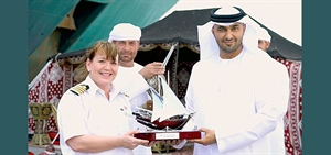 Zayed Port marks visit from Cunard's Queen Elizabeth