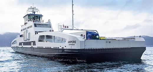 World's first battery-powered ferry starts service in Norway