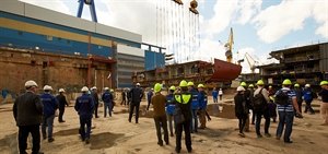 Meyer Turku lays keel for Mein Schiff 5 in Finland