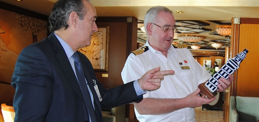 Cunard Line's Queen Elizabeth visits A Coruña