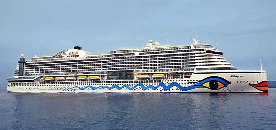 AIDA Cruises to christen AIDAprima in Hamburg this May