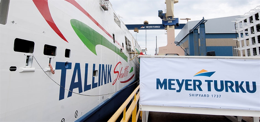 Tallink christens new LNG ferry in Turku