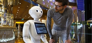 World's first humanoid robot debuts on Costa Diadema