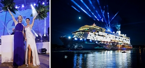 Lena Meyer-Landrut christens Mein Schiff 5