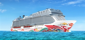 Norwegian unveils hull artwork for Norwegian Joy