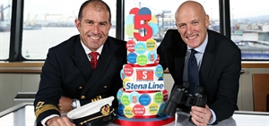 Stena Line celebrates fives years on Belfast-Cairnryan route