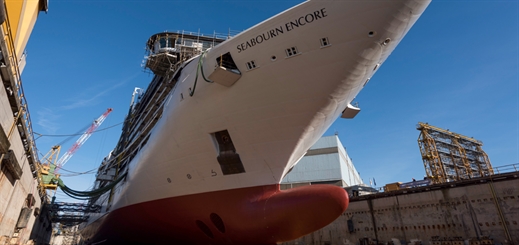 Fincantieri lays keel for Seabourn Ovation