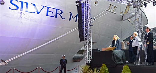 Silversea Cruises christens Silver Muse in Monaco