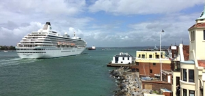 Crystal Symphony makes records at Portsmouth International Port