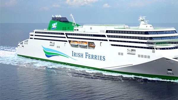 Irish Ferries to christen new cruise ferry W.B. Yeats