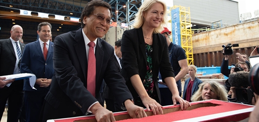 MV Werften lays keel for Dream Cruises newbuild