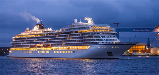 Viking Sky makes maiden call at Port of Kiel