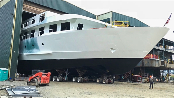 American Harmony taking shape at Chesapeake Shipbuilding