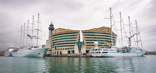 Port of Barcelona hosts three Windstar ships in one day