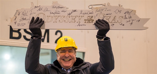 Royal Caribbean cuts steel for second Quantum Ultra Class ship