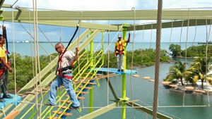 Ropes Courses Incorporated: entertainment from ship to shore