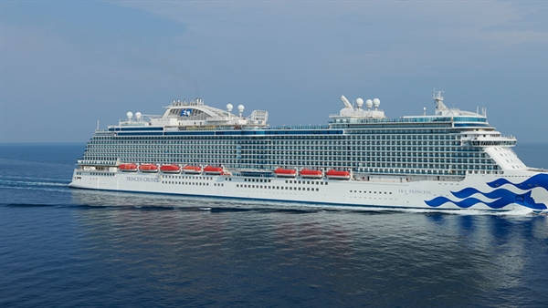 Princess Cruises completes sea trials of newest ship