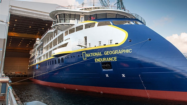 National Geographic Endurance floated out