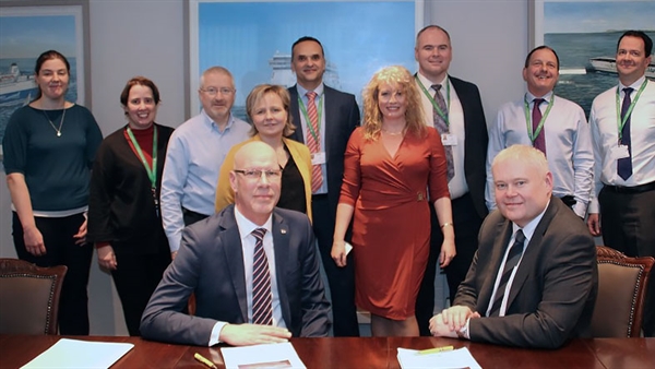 Irish Ferries signs agreement with Hogia Ferry Systems