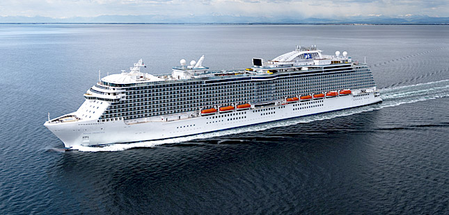 Sea trials for Regal Princess 