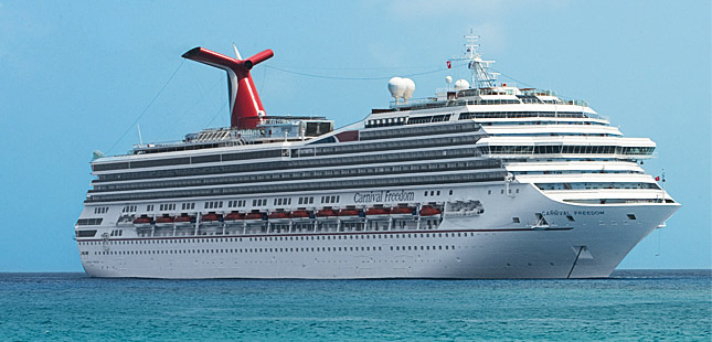 Third Carnival ship in Galveston