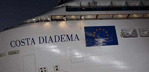 Costa Diadema christened